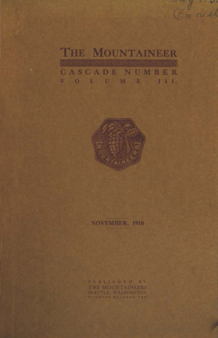 The Mountaineer 1910 cover